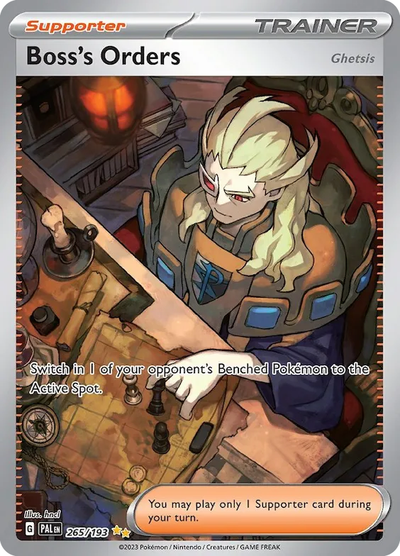 Boss's Orders (Ghetsis) #265 – Paldea Evolved