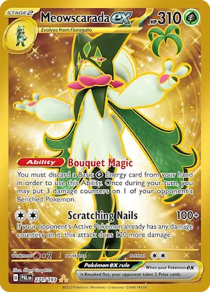 Meowscarada ex #271 – Paldea Evolved