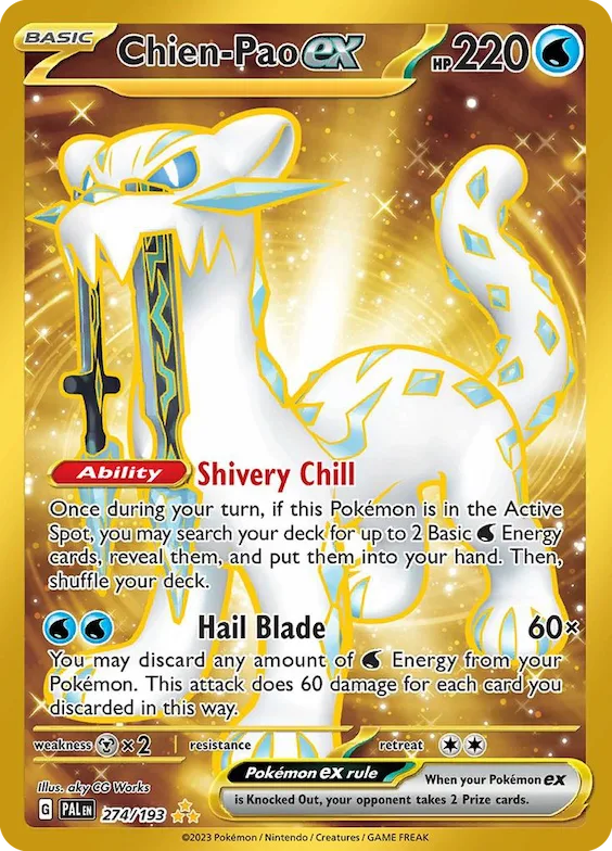 Chien-Pao ex #274 – Paldea Evolved