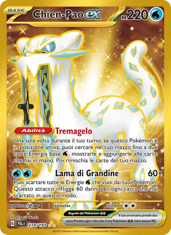 Chien-Pao-ex 274 – Evoluzioni a Paldea