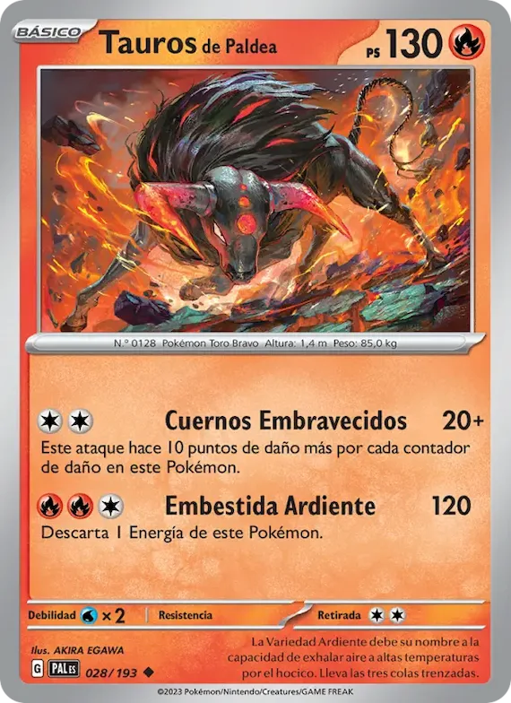 Tauros de Paldea 28 – Evoluciones en Paldea