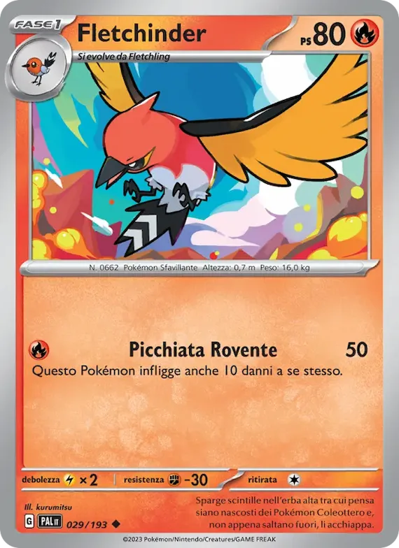 Fletchinder 29 – Evoluzioni a Paldea