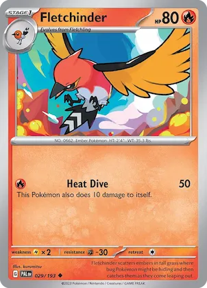 Fletchinder #29 – Paldea Evolved