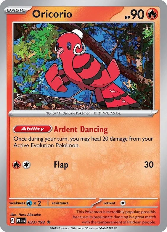 Oricorio 33 – Evoluções em Paldea