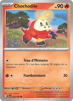Chochodile n° 35 – Évolutions à Paldea