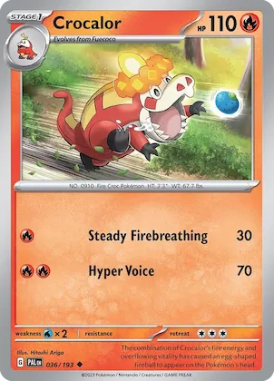 Crocalor #36 – Paldea Evolved