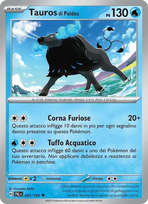 Tauros di Paldea 41 – Evoluzioni a Paldea