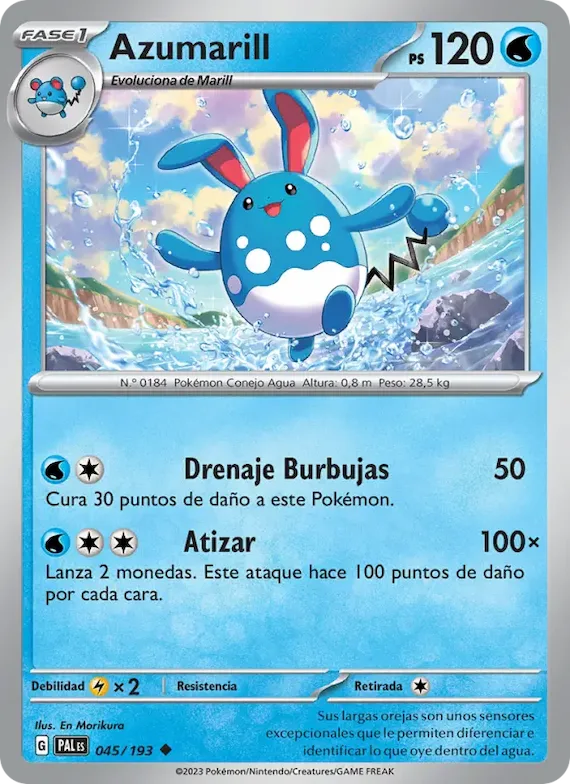 Azumarill 45 – Evoluciones en Paldea