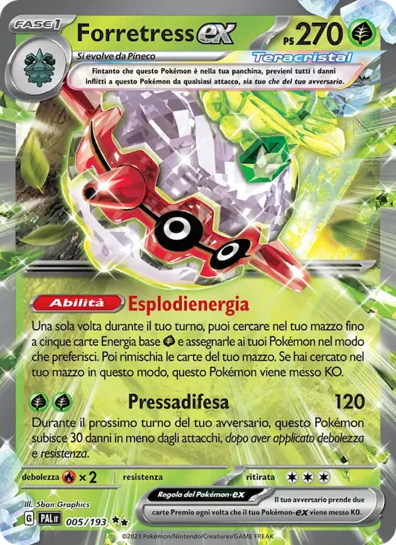 Forretress-ex 5 – Evoluzioni a Paldea