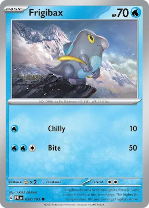 Frigibax #58 – Paldea Evolved