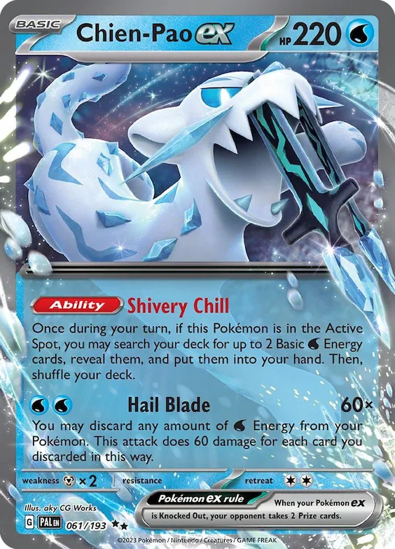 Chien-Pao ex #61 – Paldea Evolved