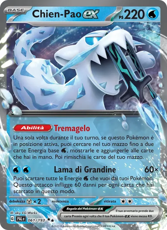 Chien-Pao-ex 61 – Evoluzioni a Paldea