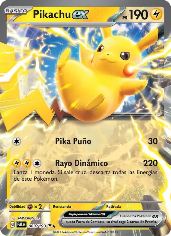 Pikachu ex 63 – Evoluciones en Paldea