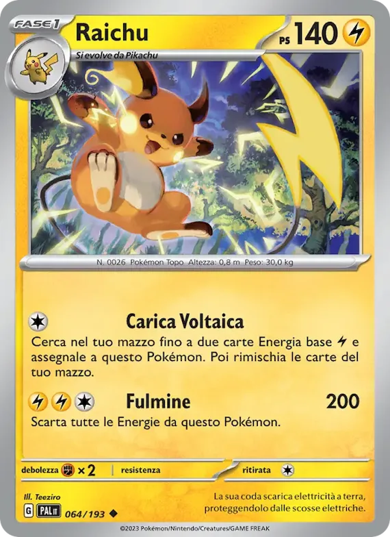 Raichu 64 – Evoluzioni a Paldea