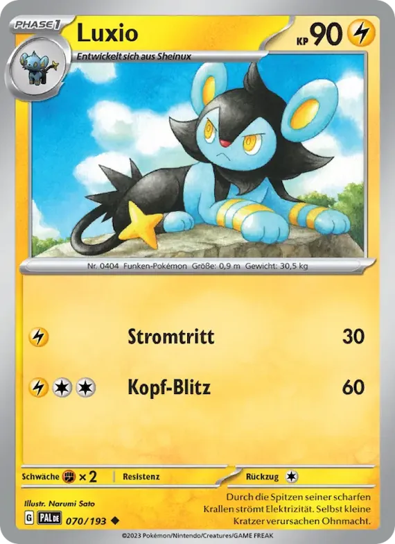 Luxio 70 – Entwicklungen in Paldea
