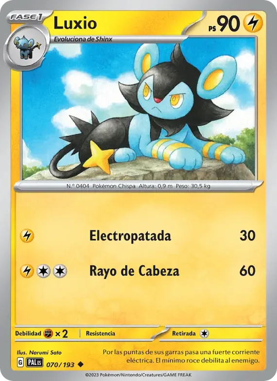 Luxio 70 – Evoluciones en Paldea