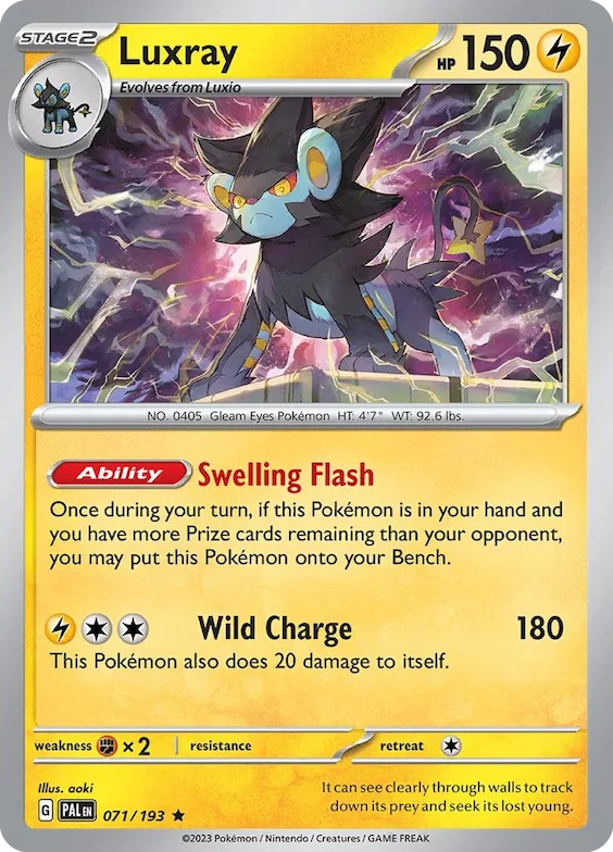 Luxray 71 – Evoluções em Paldea