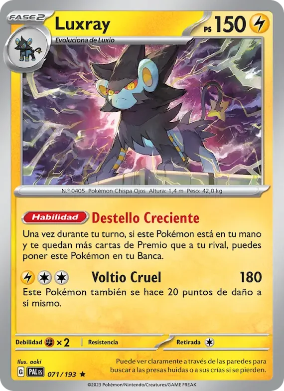 Luxray 71 – Evoluciones en Paldea