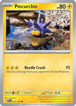 Pincurchin #72 – Paldea Evolved