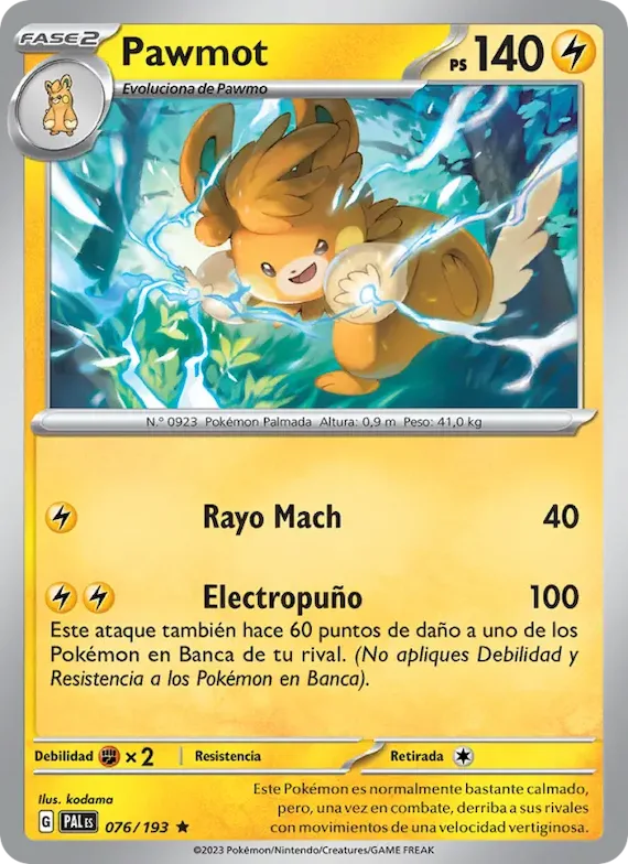 Pawmot 76 – Evoluciones en Paldea