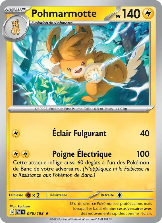 Pohmarmotte 76 – Évolutions à Paldea