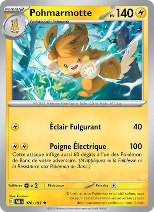 Pohmarmotte n° 76 – Évolutions à Paldea