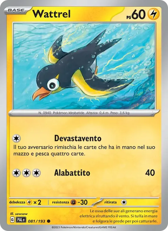 Wattrel 81 – Evoluzioni a Paldea