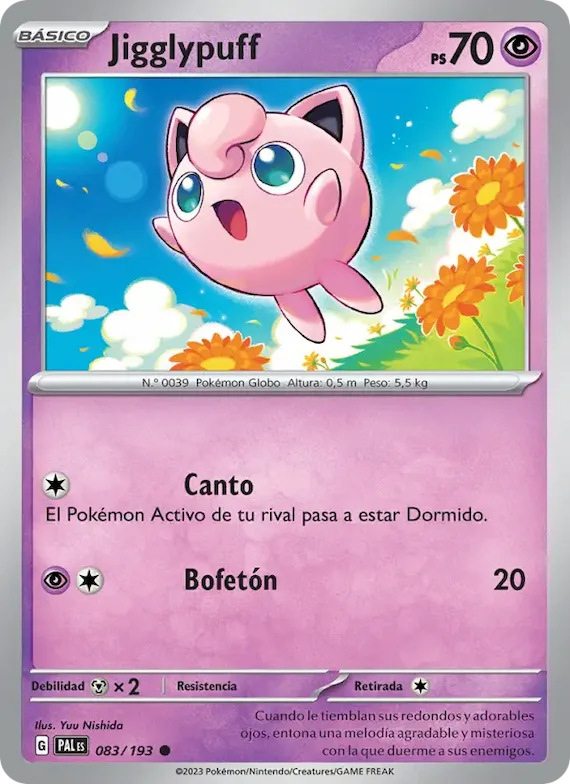 Jigglypuff 83 – Evoluciones en Paldea