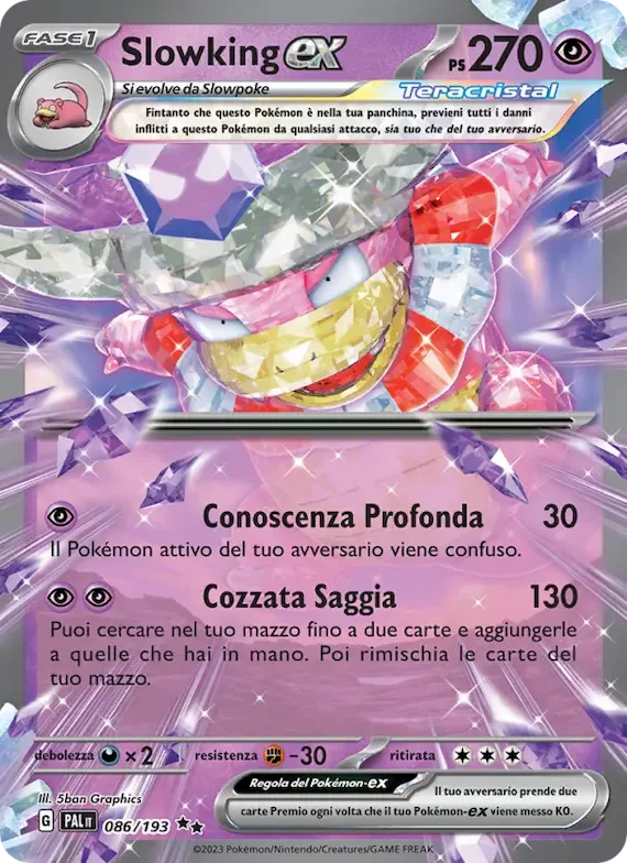 Slowking-ex 86 – Evoluzioni a Paldea