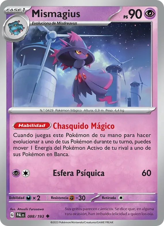 Mismagius 88 – Evoluciones en Paldea