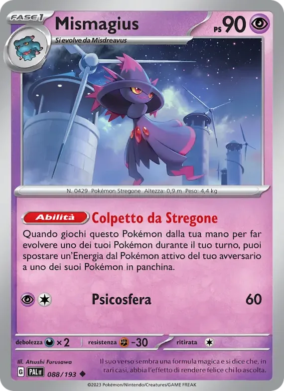 Mismagius 88 – Evoluzioni a Paldea