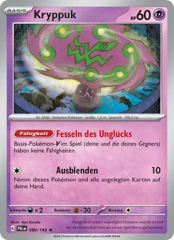 Kryppuk 89 – Entwicklungen in Paldea