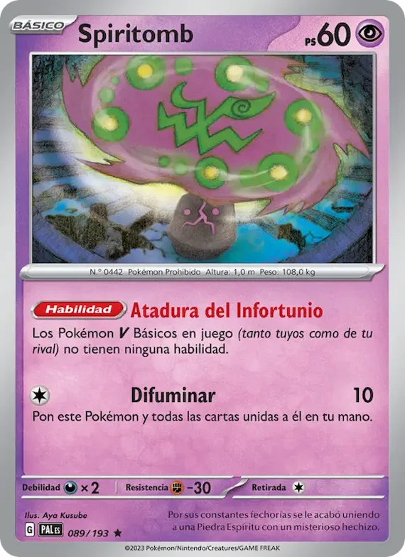 Spiritomb 89 – Evoluciones en Paldea