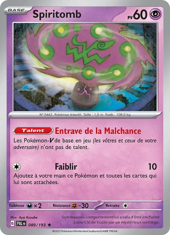 Spiritomb 89 – Évolutions à Paldea
