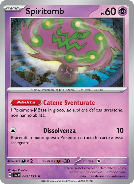 Spiritomb 89 – Evoluzioni a Paldea