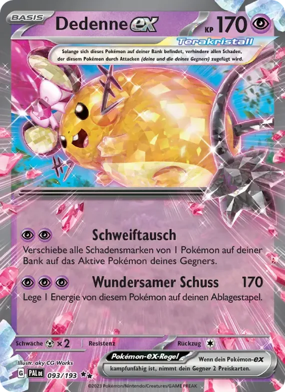 Dedenne-ex 93 – Entwicklungen in Paldea