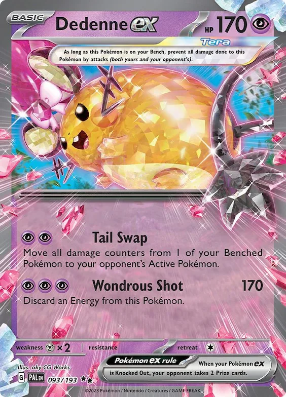 Dedenne ex #93 – Paldea Evolved