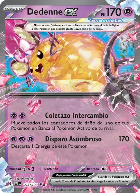 Dedenne ex 93 – Evoluciones en Paldea