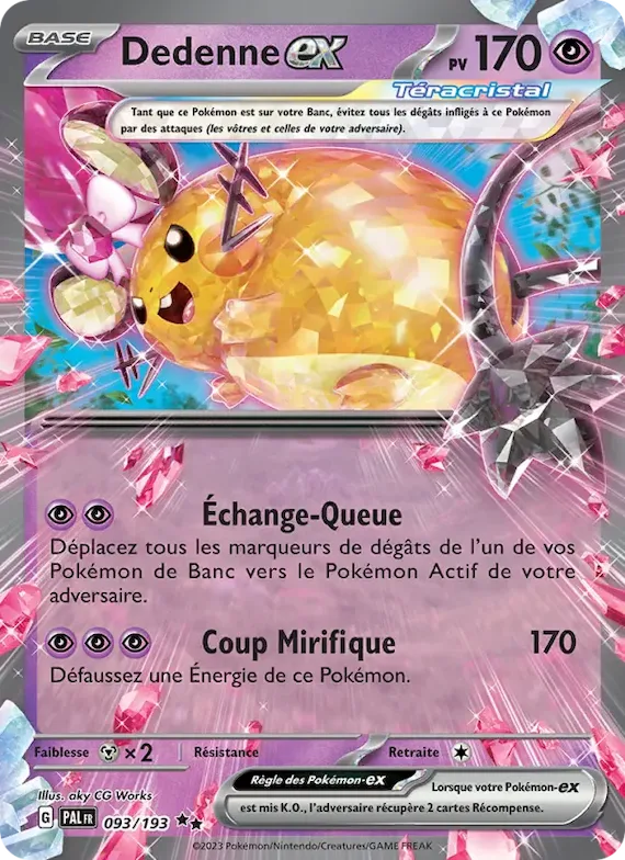 Dedenne-ex 93 – Évolutions à Paldea