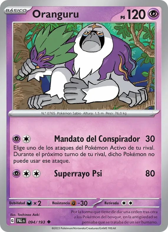 Oranguru 94 – Evoluciones en Paldea