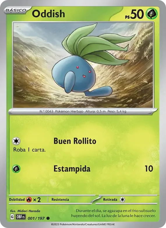 Oddish 1 – Llamas Obsidianas