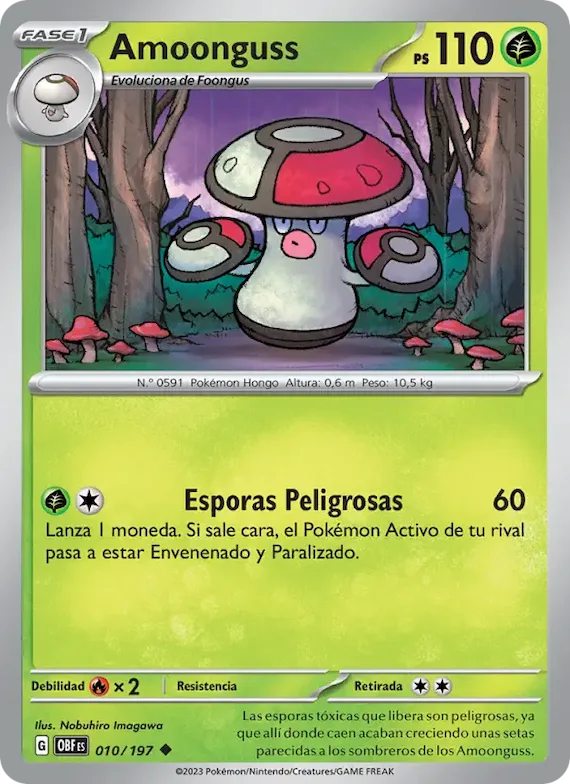 Amoonguss 10 – Llamas Obsidianas