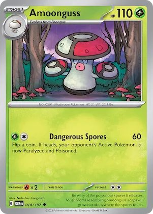 Amoonguss #10 – Obsidian Flames