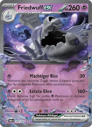 Friedwuff-ex Nr. 102 – Obsidian Flames