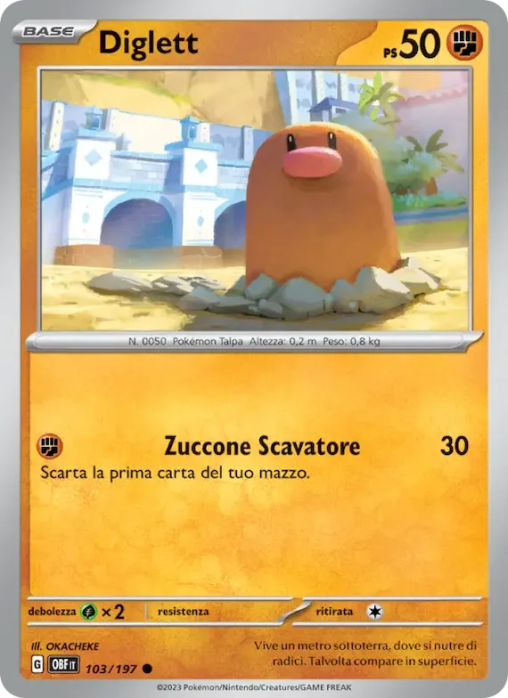 Diglett 103 – Ossidiana Infuocata