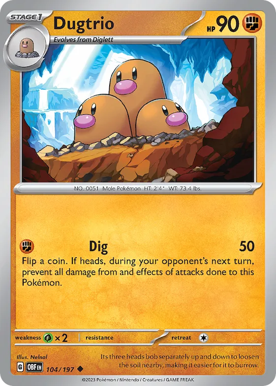 Dugtrio 104 – Obsidiana em Chamas