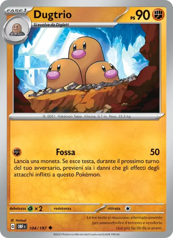 Dugtrio 104 – Ossidiana Infuocata