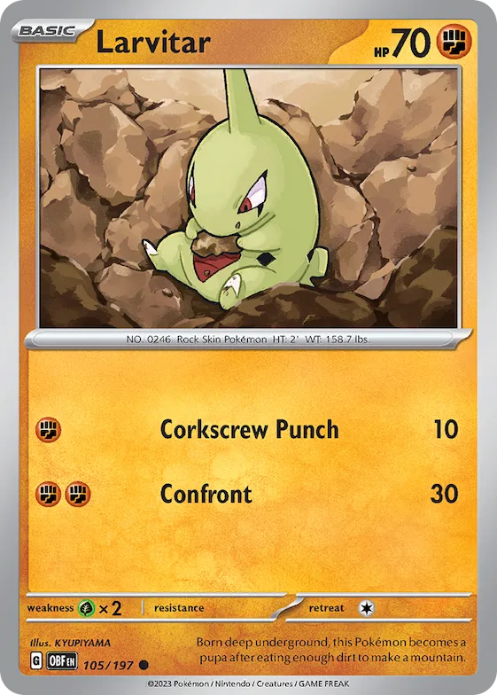 Larvitar 105 – Obsidiana em Chamas