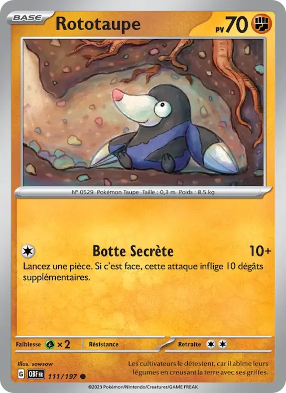 Rototaupe 111 – Flammes Obsidiennes