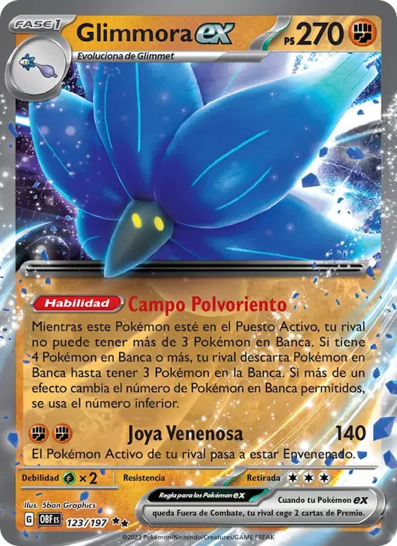 Glimmora ex 123 – Llamas Obsidianas